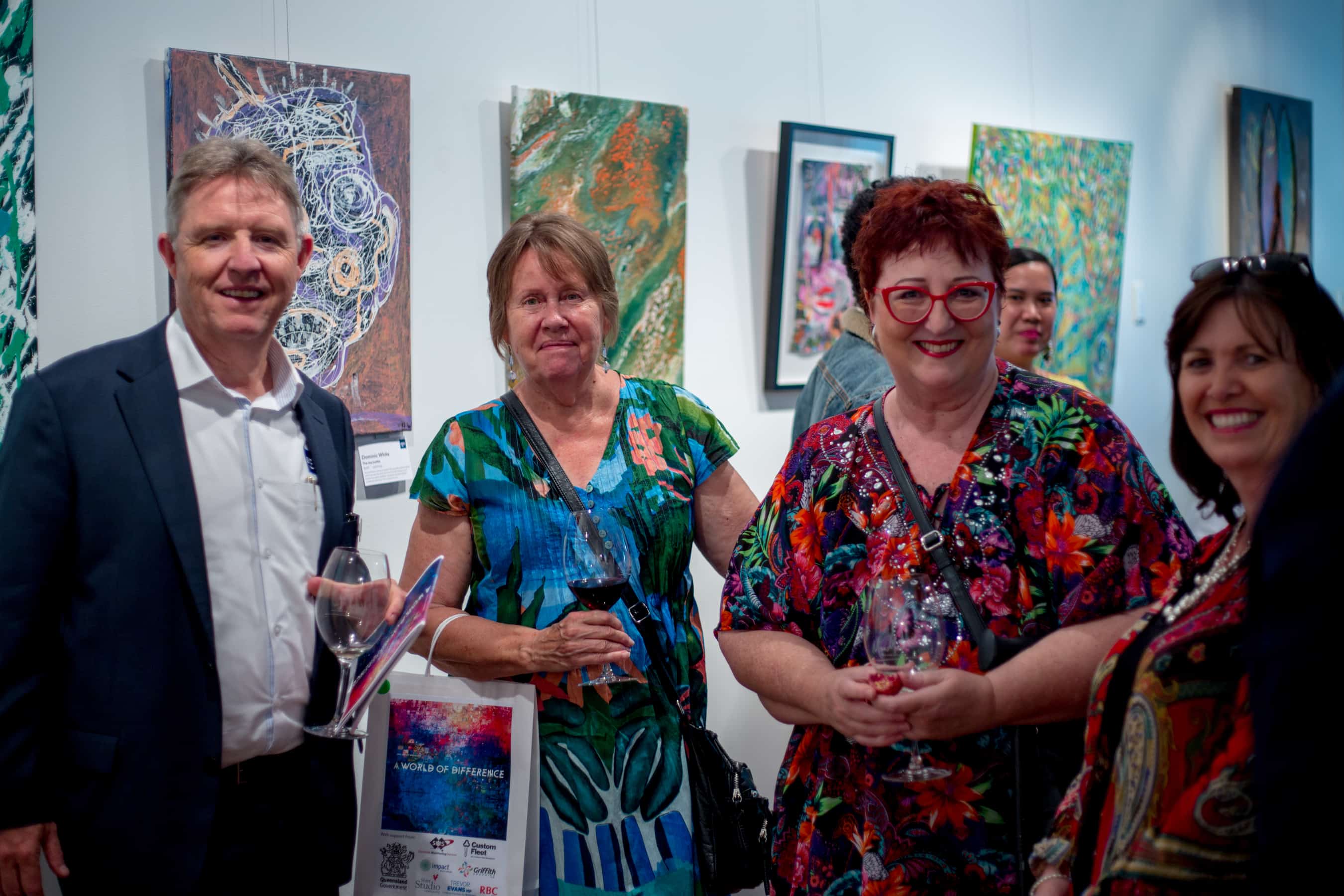 Artists with disability at the 2018 EPIC annual art exhibition
